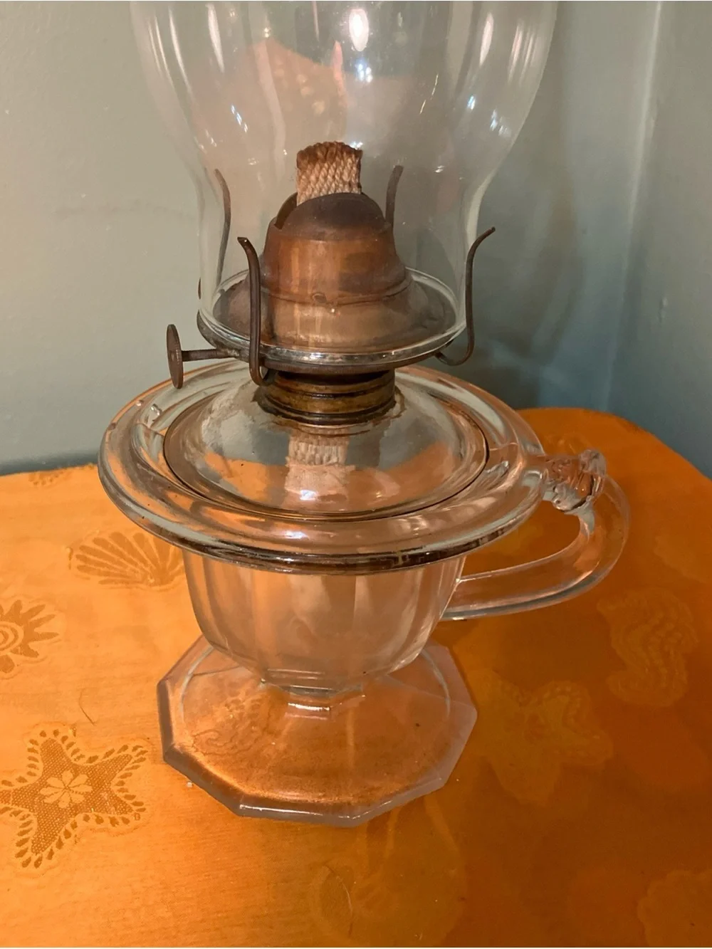 Vintage Chamber Finger Oil Lamp 11